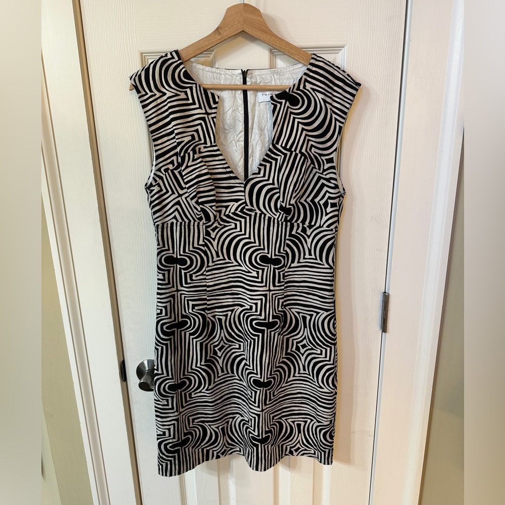 Trina Turk Retro Vibe Classic Dress Vintage Print